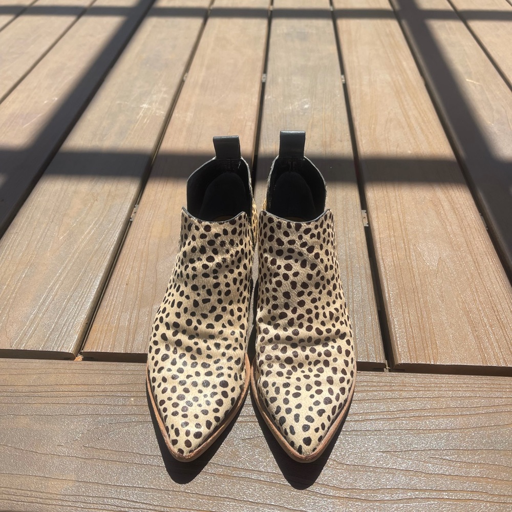 Dolce Vita short fur leather heeled Shoes; v. cute